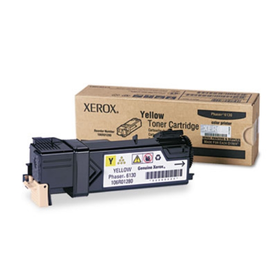 Picture of 106R01280 Toner, 1,900 Page-Yield, Yellow