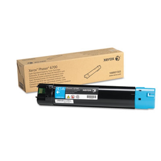 Picture of 106R01503 Toner, 5,000 Page-Yield, Cyan