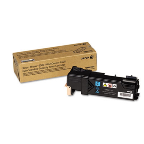 Picture of 106R01591 Toner, 1,000 Page-Yield, Cyan