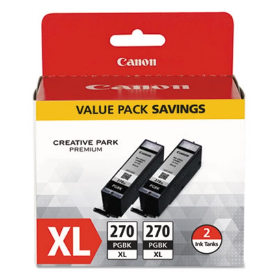 Picture of 0319C005 (PGI-270XL) High-Yield Ink, Black, 2/Pack