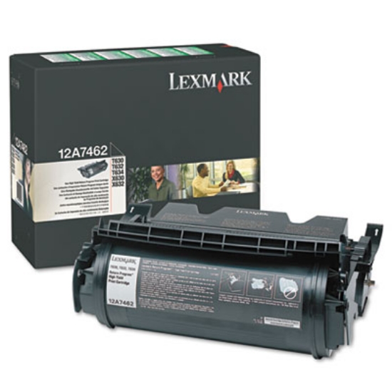 Picture of 12A7462 Return Program High-Yield Toner, 21,000 Page-Yield, Black