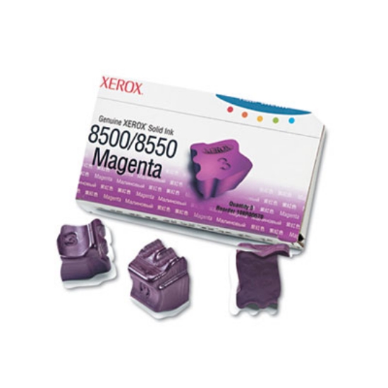 Picture of 108R00670 Solid Ink Stick, 1,033 Page-Yield, Magenta, 3/Box