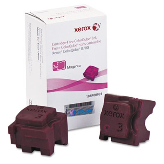 Picture of 108R00991 Solid Ink Stick, 4,200 Page-Yield, Magenta, 2/Box