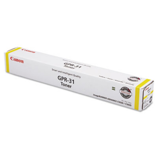 Picture of 2802B003AA (GPR-31) Toner, 27,000 Page-Yield, Yellow