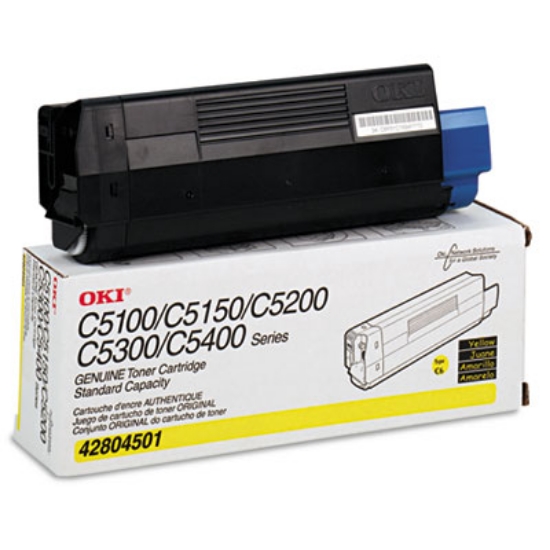 Picture of 42804501 Toner (Type C6), 3,000 Page-Yield, Yellow