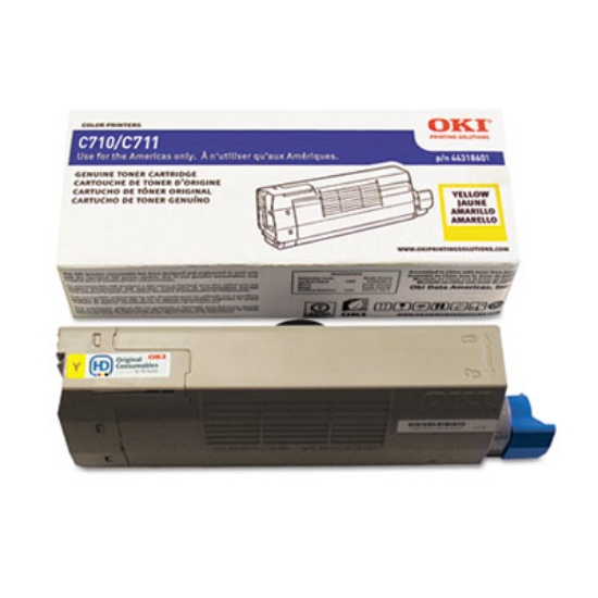 Picture of 44318601 Toner, 11,500 Page-Yield, Yellow