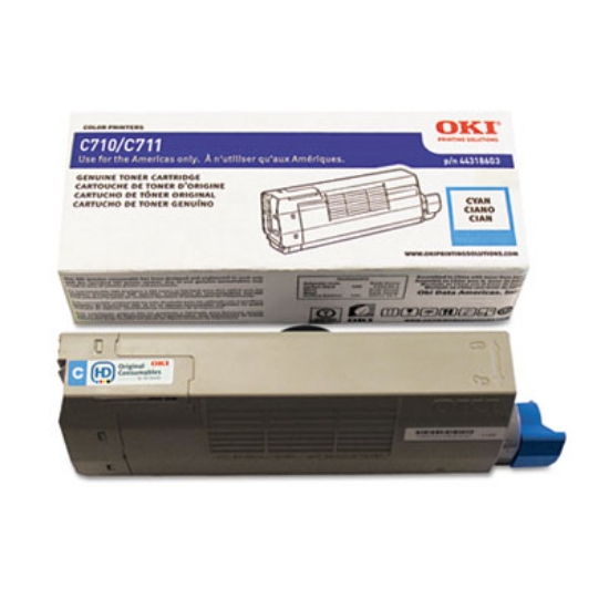 Picture of 44318603 Toner, 11,500 Page-Yield, Cyan