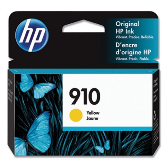 Picture of HP 910, (3YL60AN) Yellow Orignal Ink Cartridge