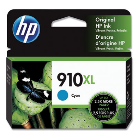 Picture of HP 910XL, (3YL62AN) High-Yield Cyan Original Ink Cartridge