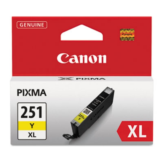 Picture of 6451B001 (CLI-251XL) ChromaLife100+ High-Yield Ink, 695 Page-Yield, Yellow