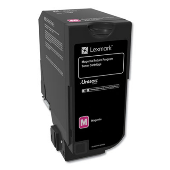 Picture of 74C10M0 Return Program Unison Toner, 3,000 Page-Yield, Magenta