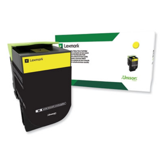 Picture of 80C0HYG Return Program High-Yield Toner, 3,000 Page-Yield, Yellow, TAA Compliant