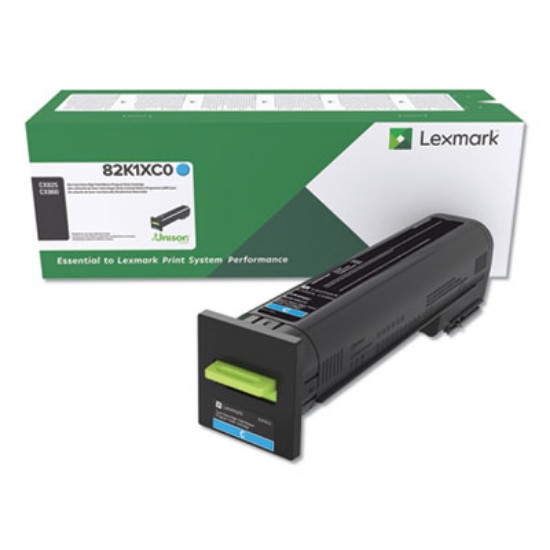 Picture of 82K1XC0 Return Program Extra High-Yield Toner, 22,000 Page-Yield, Cyan