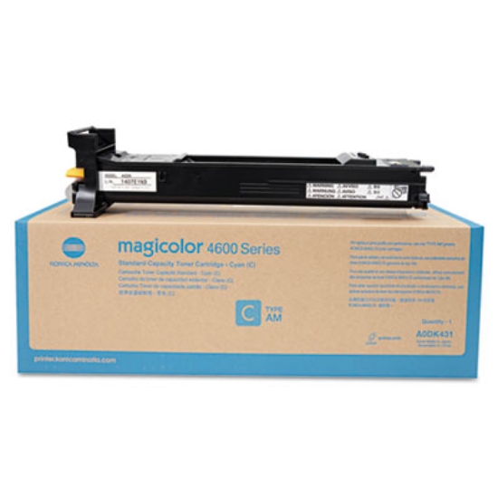 Picture of AODK431 Toner, 4,000 Page-Yield, Cyan