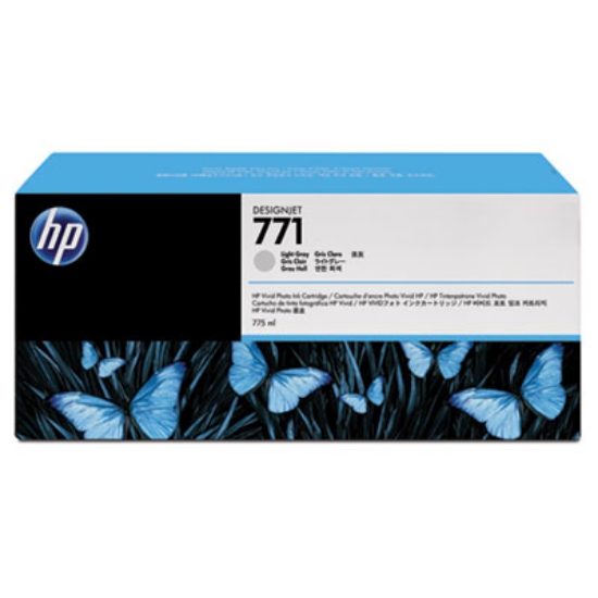 Picture of HP 771, (B6Y46A) 3-Pack Light Gray Original Ink Cartridges