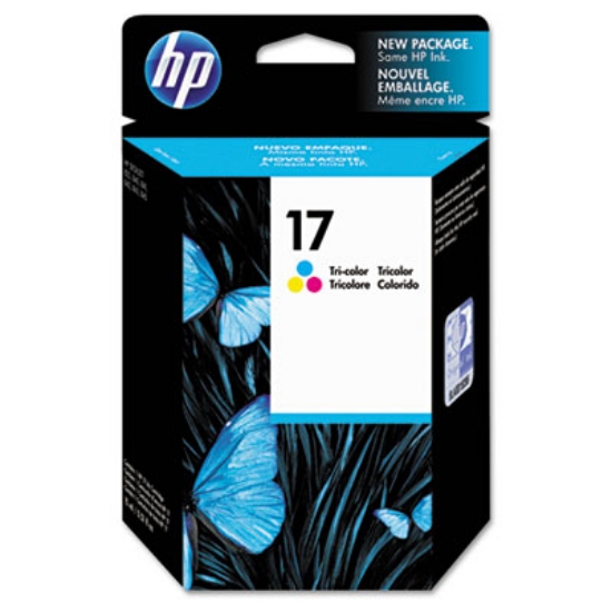 Picture of HP 17, (C6625A) Tri-Color Original Ink Cartridge