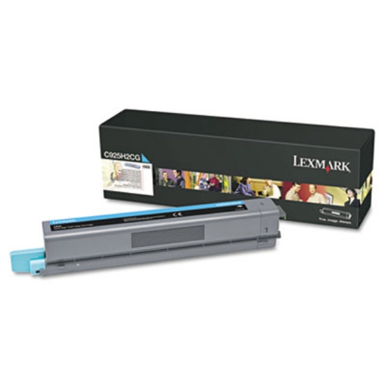 Picture of C925H2CG High-Yield Toner, 7,500 Page-Yield, Cyan