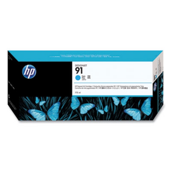 Picture of HP 91, (C9467A) Cyan Original Ink Cartridge