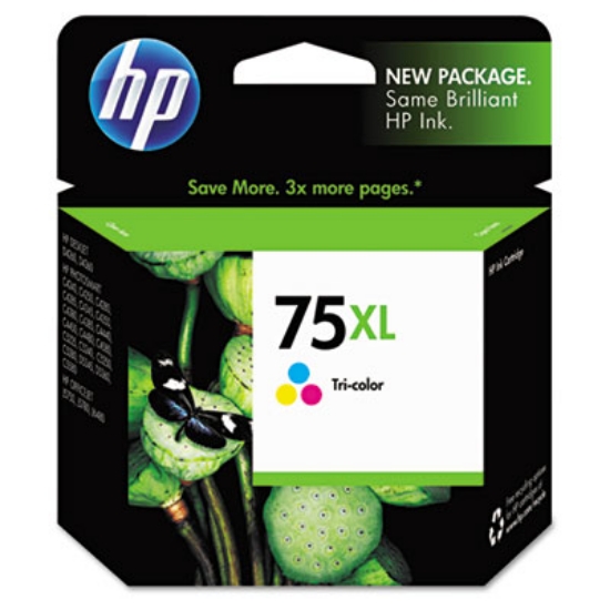 Picture of HP 75XL, (CB338WN) High-Yield Tri-Color Original Ink Cartridge