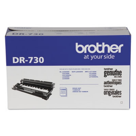 Picture of DR730 Drum Unit, 12,000 Page-Yield, Black