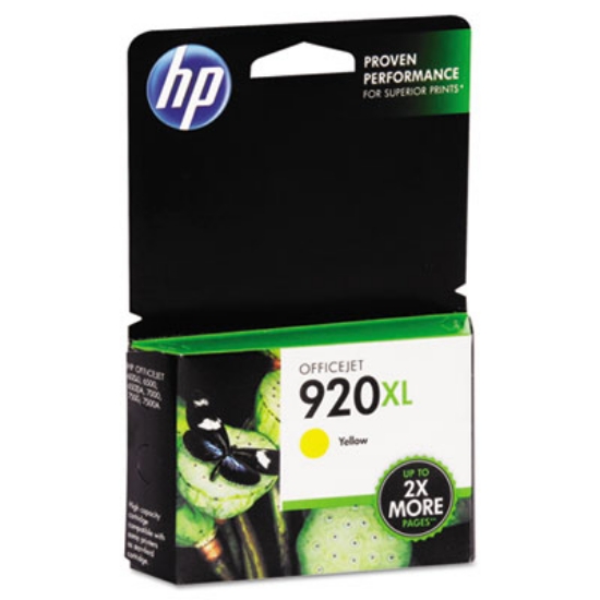 Picture of HP 920XL, (CD974AN) High-Yield Yellow Original Ink Cartridge