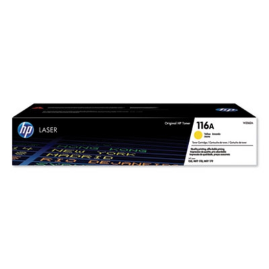 Picture of HP 116A, (W2062A) Yellow Original Laser Toner Cartridge