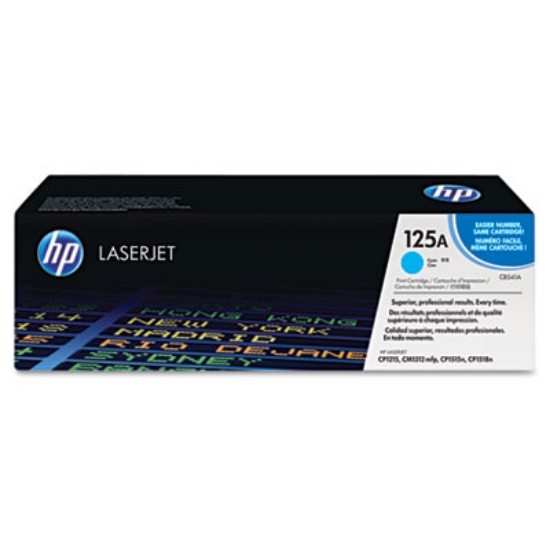 Picture of HP 125A, (CB541A) Cyan Original LaserJet Toner Cartridge