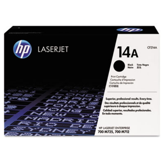 Picture of HP 14A, (CF214A) Black Original LaserJet Toner Cartridge