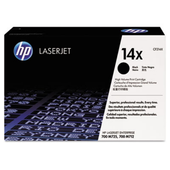 Picture of HP 14X, (CF214X) High-Yield Black Original LaserJet Toner Cartridge