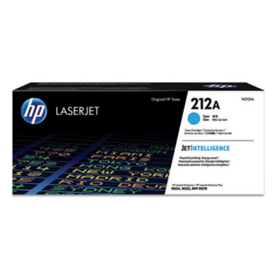 Picture of HP 212A, (W2121A) Cyan Original LaserJet Toner Cartridge