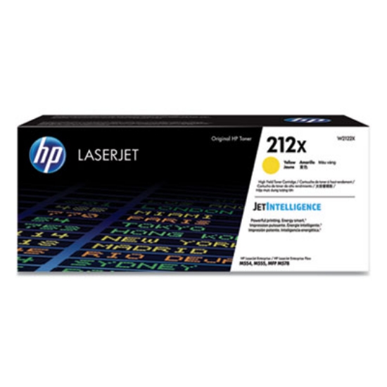 Picture of HP 212X, (W2122X) High-Yield Yellow Original LaserJet Toner Cartridge