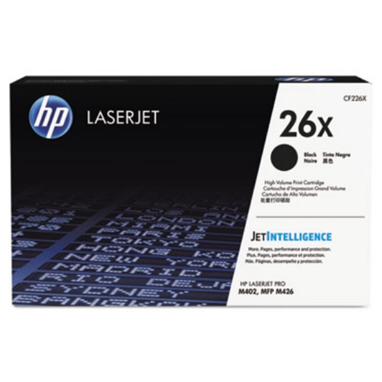 Picture of HP 26X, (CF226X) High-Yield Black Original LaserJet Toner Cartridge