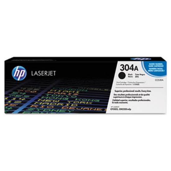 Picture of HP 304A, (CC530A) Black Original LaserJet Toner Cartridge