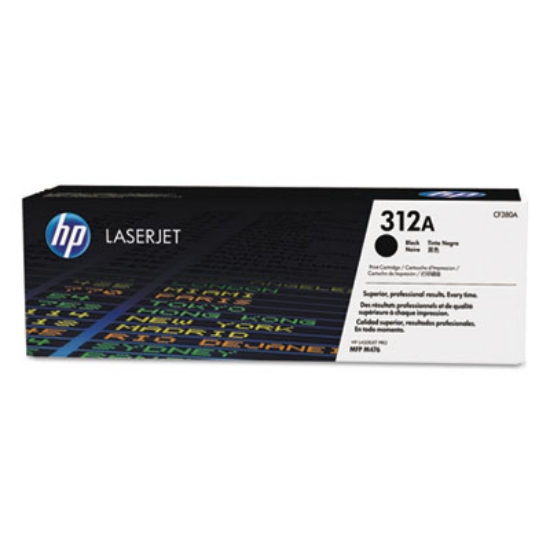 Picture of HP 312A, (CF380A) Black Original LaserJet Toner Cartridge