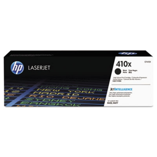 Picture of HP 410X, (CF410X) High-Yield Black Original LaserJet Toner Cartridge