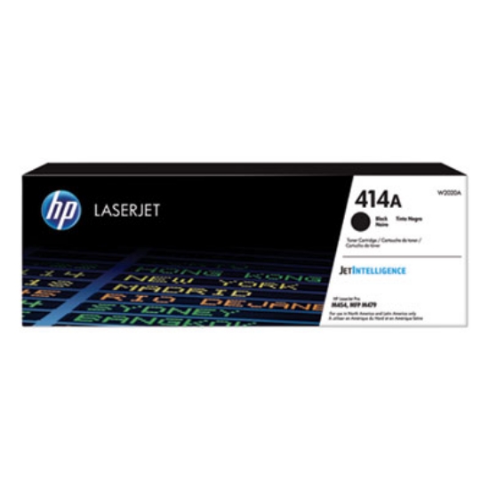 Picture of HP 414A, (W2020A) Black Original LaserJet Toner Cartridge