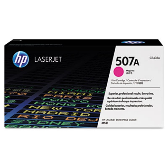 Picture of HP 507A, (CE403A) Magenta Original LaserJet Toner Cartridge