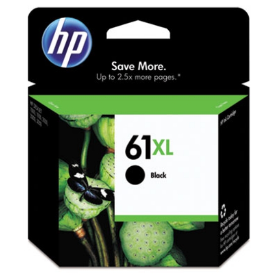 Picture of HP 61XL, (CH563WN) High-Yield Black Original Ink Cartridge