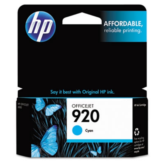 Picture of HP 920, (CH634AN) Cyan Original Ink Cartridge