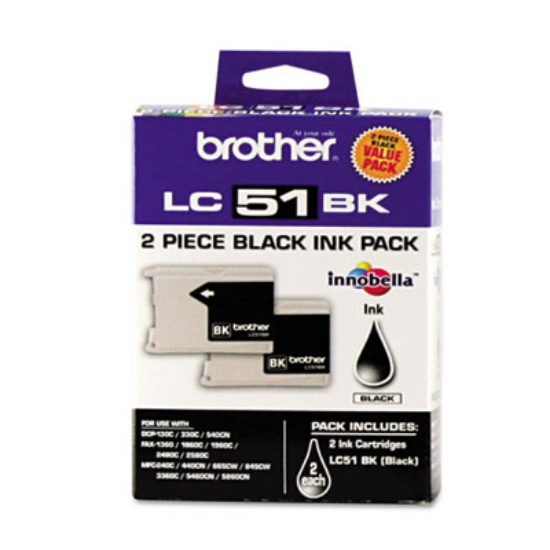 Picture of LC512PKS Innobella Ink, 500 Page-Yield, Black, 2/Pack