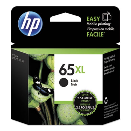 Picture of HP 65XL, (N9K04AN) High-Yield Black Original Ink Cartridge