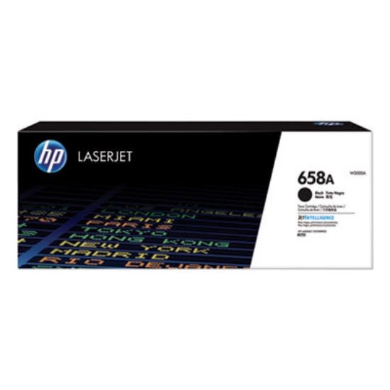 Picture of HP 658A, (W2000A) Black Original LaserJet Toner Cartridge