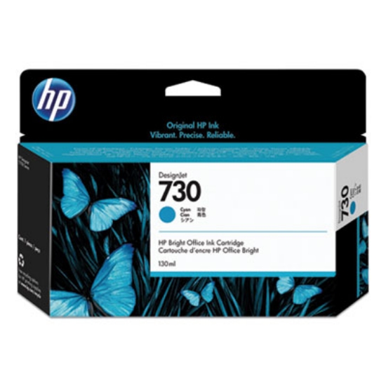 Picture of HP 730, (P2V62A) Cyan Original Ink Cartridge