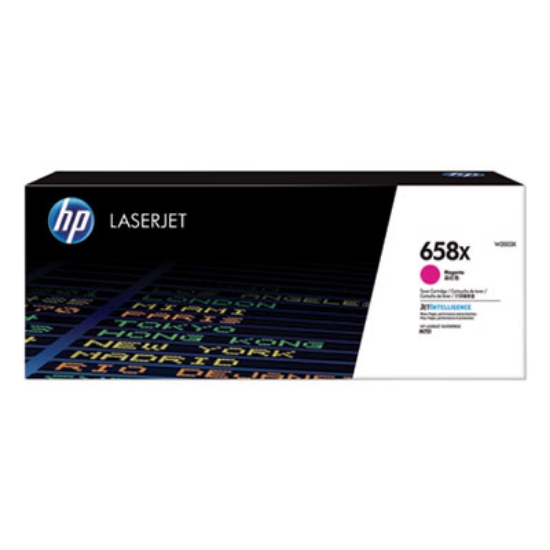 Picture of HP 658X, (W2003X) High-Yield Magenta Original LaserJet Toner Cartridge