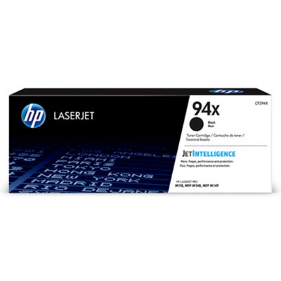 Picture of HP 94X, (CF294X) High-Yield Black Original LaserJet Toner Cartridge