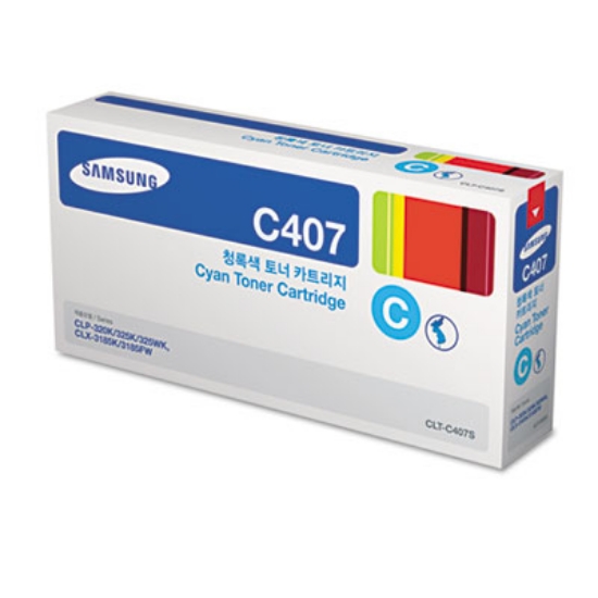 Picture of SU001A (CLT-C407S) Toner, 1,000 Page-Yield, Cyan