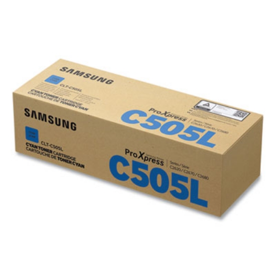 Picture of SU037A (CLT-C505L) Toner, 3,500 Page-Yield, Cyan