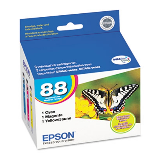 Picture of T088520-S (88) Ink, 430 Page-Yield, Cyan/Magenta/Yellow