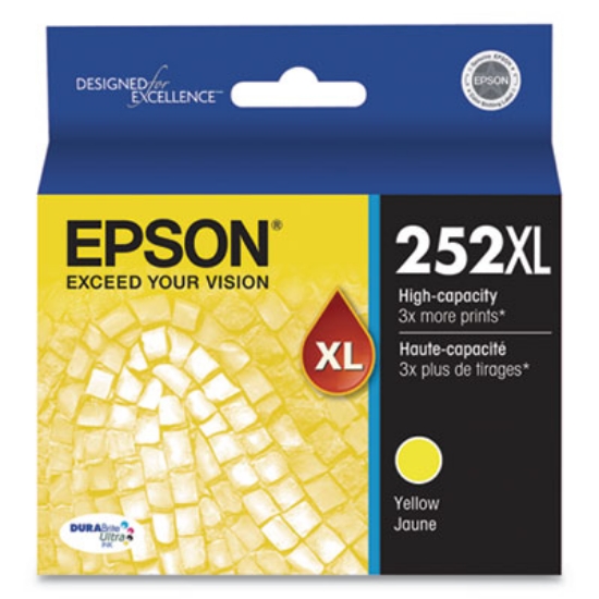 Picture of T252XL420-S (252XL) DURABrite Ultra High-Yield Ink, 1,100 Page-Yield, Yellow