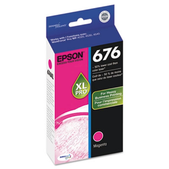 Picture of T676XL320-S (676XL) High-Yield Ink, 2,400 Page-Yield, Magenta